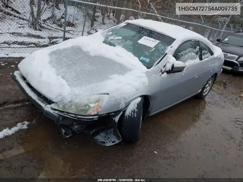 1HGCM72754A009735 2004 Honda Accord 2.4 Ex