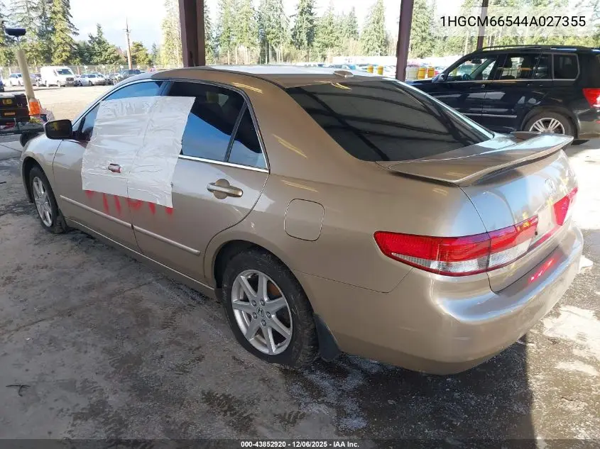 1HGCM66544A027355 2004 Honda Accord 3.0 Ex