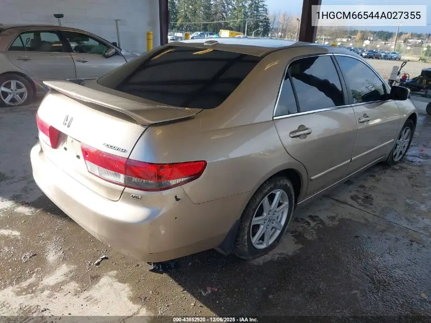 1HGCM66544A027355 2004 Honda Accord 3.0 Ex