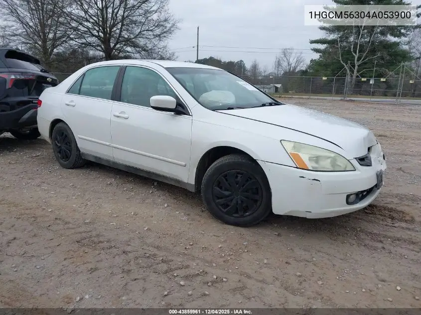 1HGCM56304A053900 2004 Honda Accord 2.4 Lx