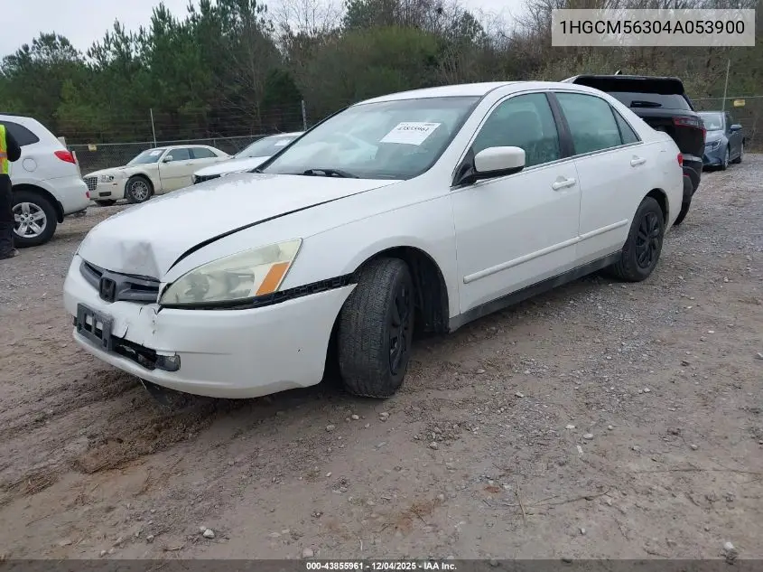 1HGCM56304A053900 2004 Honda Accord 2.4 Lx