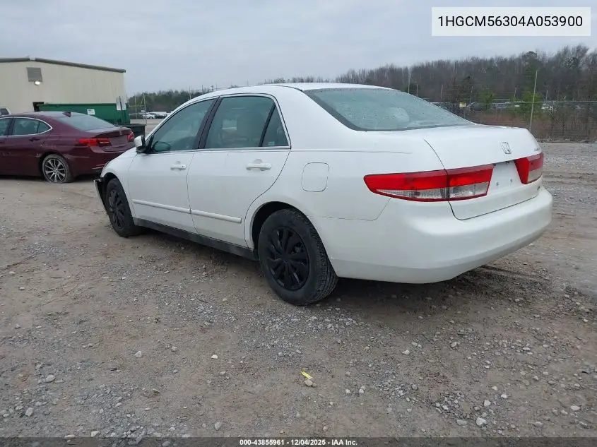 1HGCM56304A053900 2004 Honda Accord 2.4 Lx