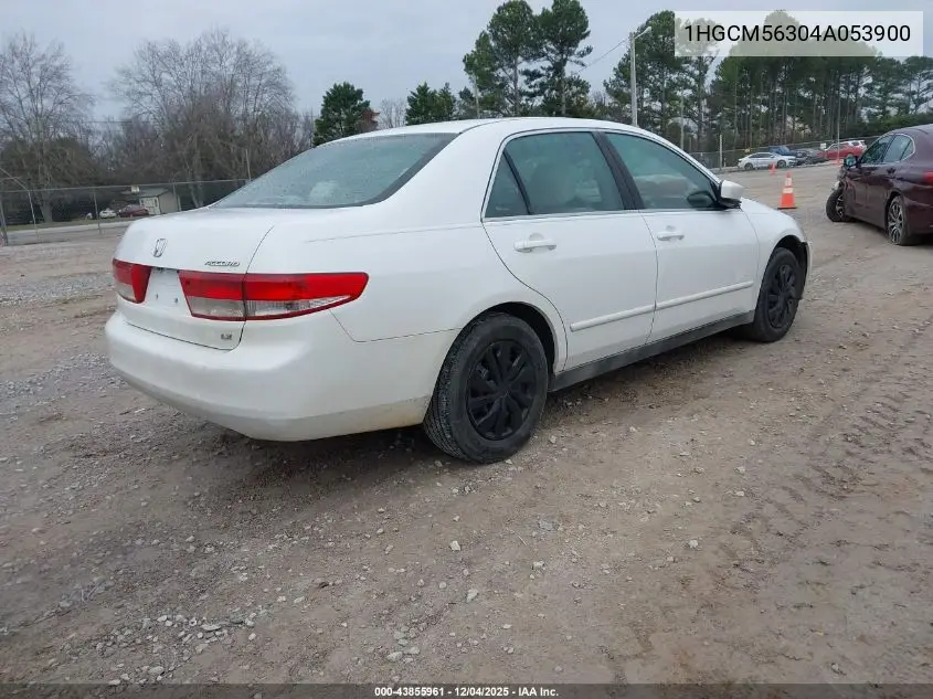 1HGCM56304A053900 2004 Honda Accord 2.4 Lx
