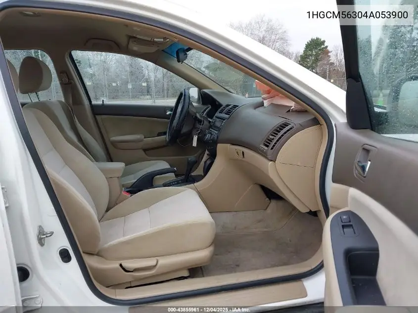 1HGCM56304A053900 2004 Honda Accord 2.4 Lx