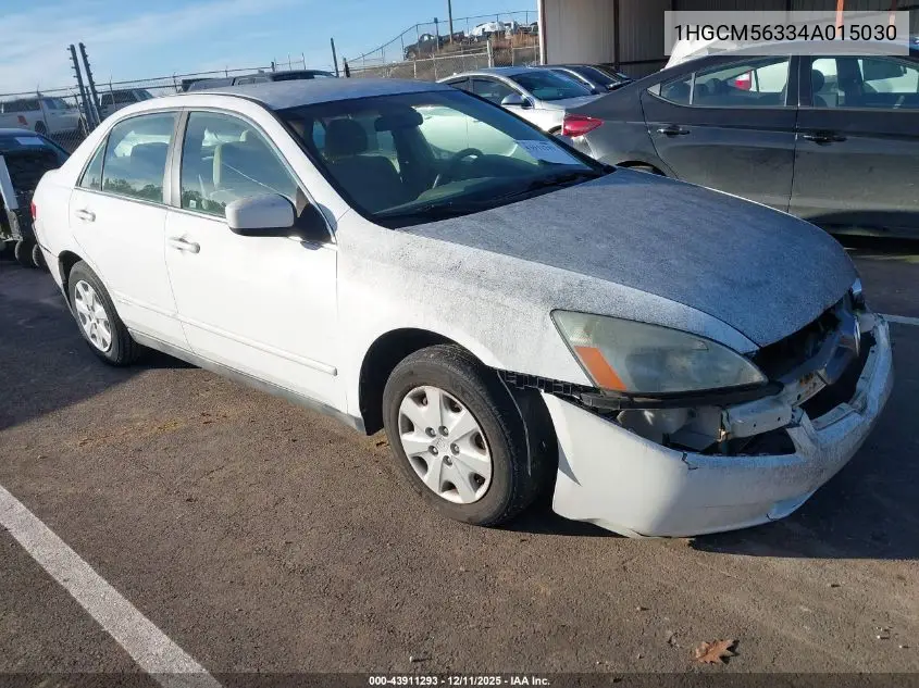 1HGCM56334A015030 2004 Honda Accord 2.4 Lx