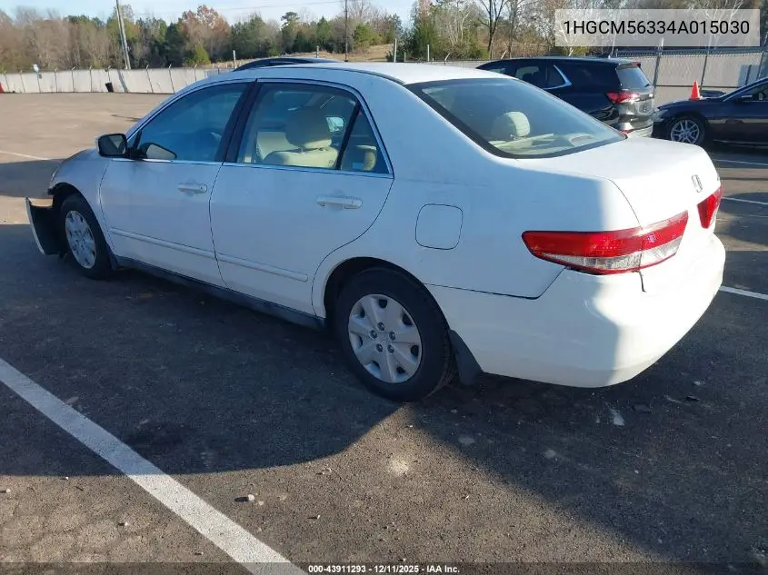 1HGCM56334A015030 2004 Honda Accord 2.4 Lx
