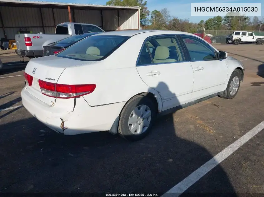 1HGCM56334A015030 2004 Honda Accord 2.4 Lx