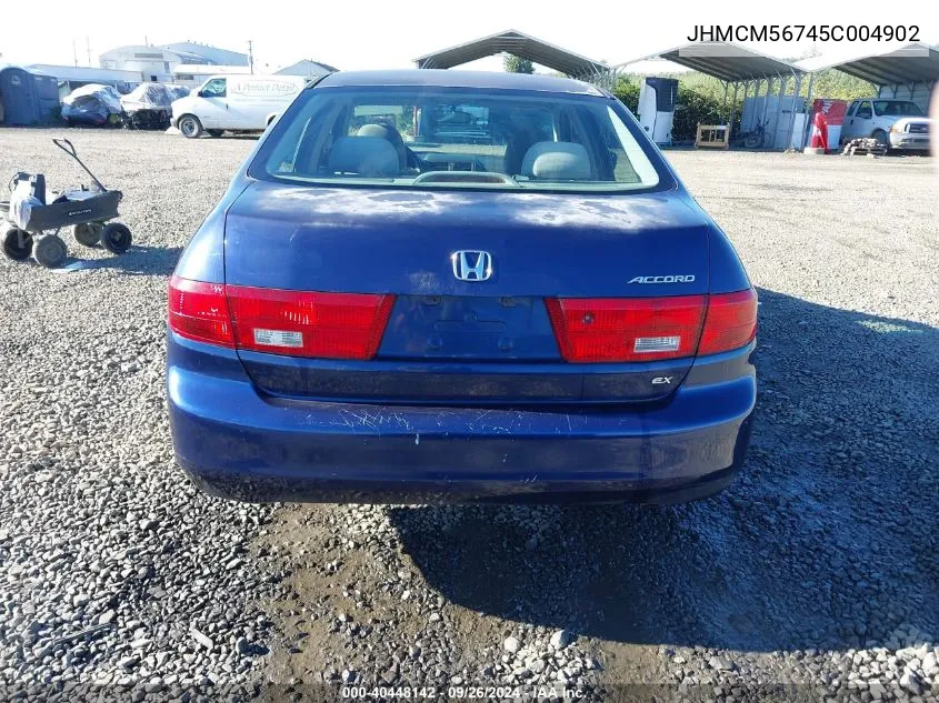 JHMCM56745C004902 2005 Honda Accord 2.4 Ex