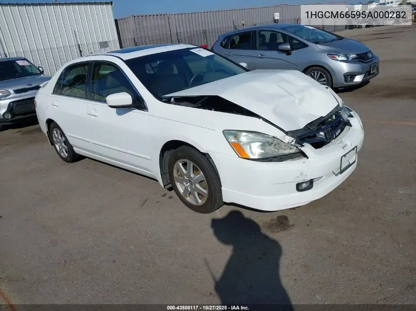 1HGCM66595A000282 2005 Honda Accord 3.0 Ex