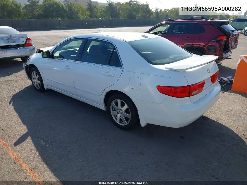 1HGCM66595A000282 2005 Honda Accord 3.0 Ex