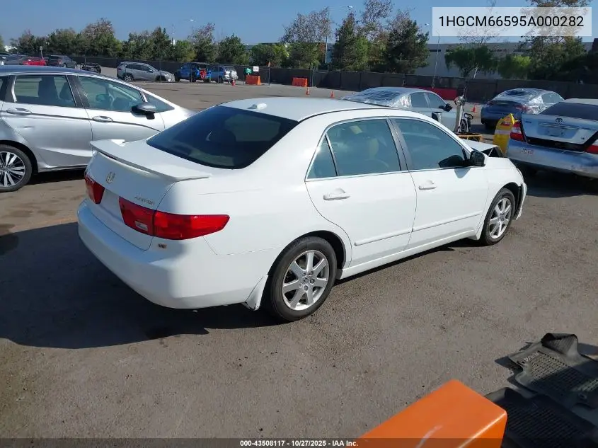 1HGCM66595A000282 2005 Honda Accord 3.0 Ex