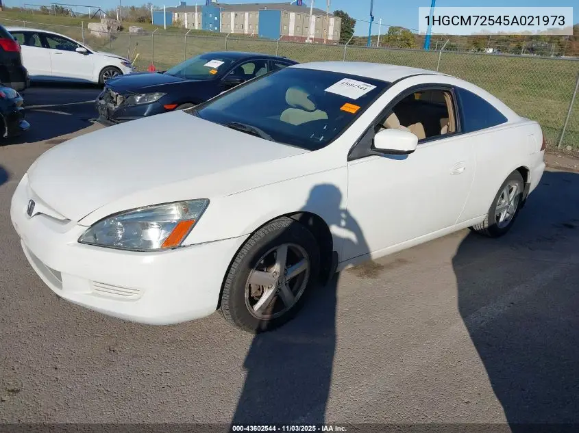 1HGCM72545A021973 2005 Honda Accord 2.4 Lx Special Edition