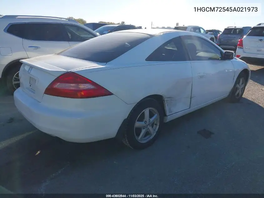 1HGCM72545A021973 2005 Honda Accord 2.4 Lx Special Edition