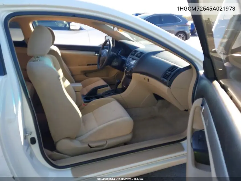 1HGCM72545A021973 2005 Honda Accord 2.4 Lx Special Edition