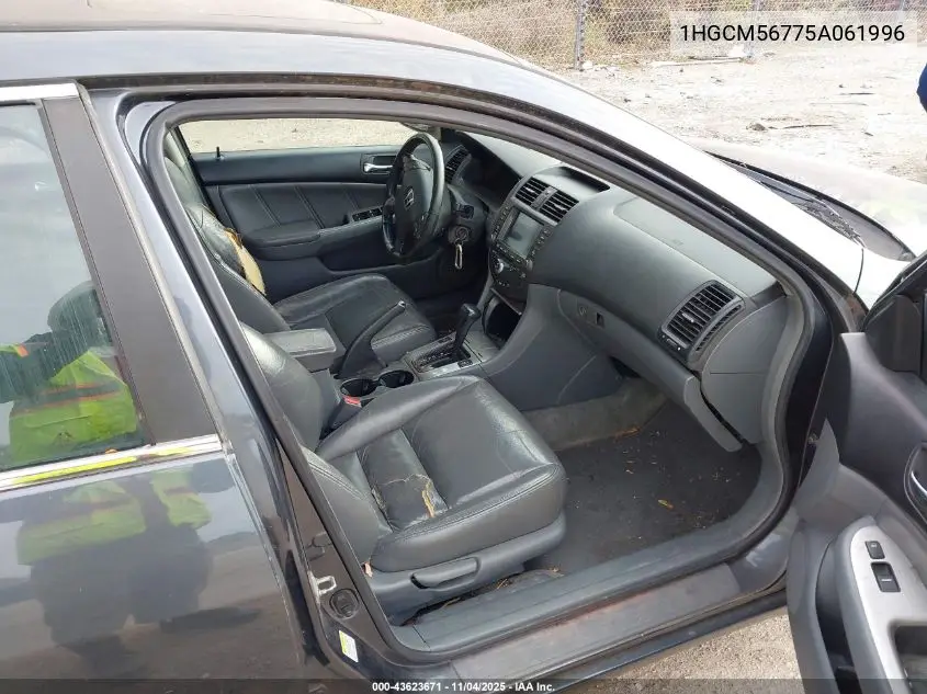 1HGCM56775A061996 2005 Honda Accord 2.4 Ex