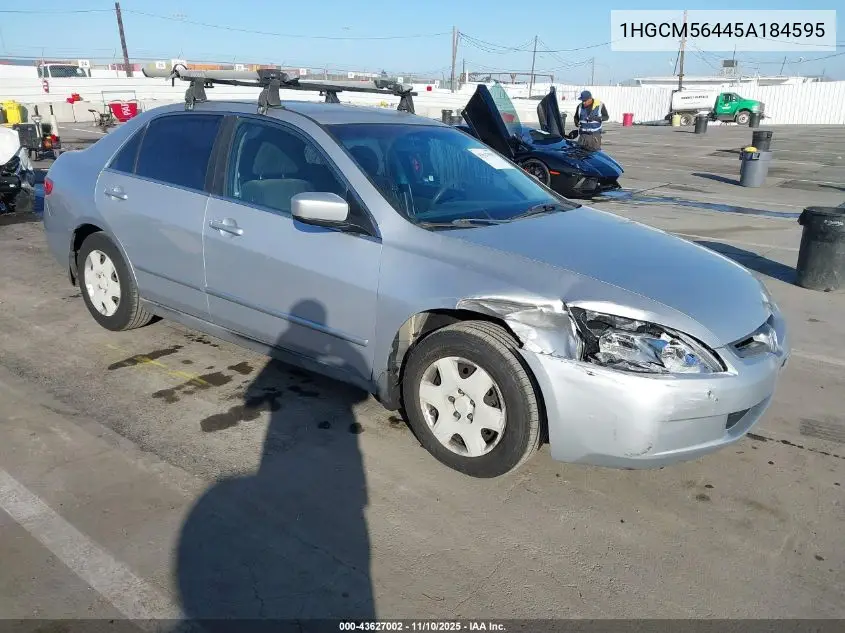 1HGCM56445A184595 2005 Honda Accord 2.4 Lx