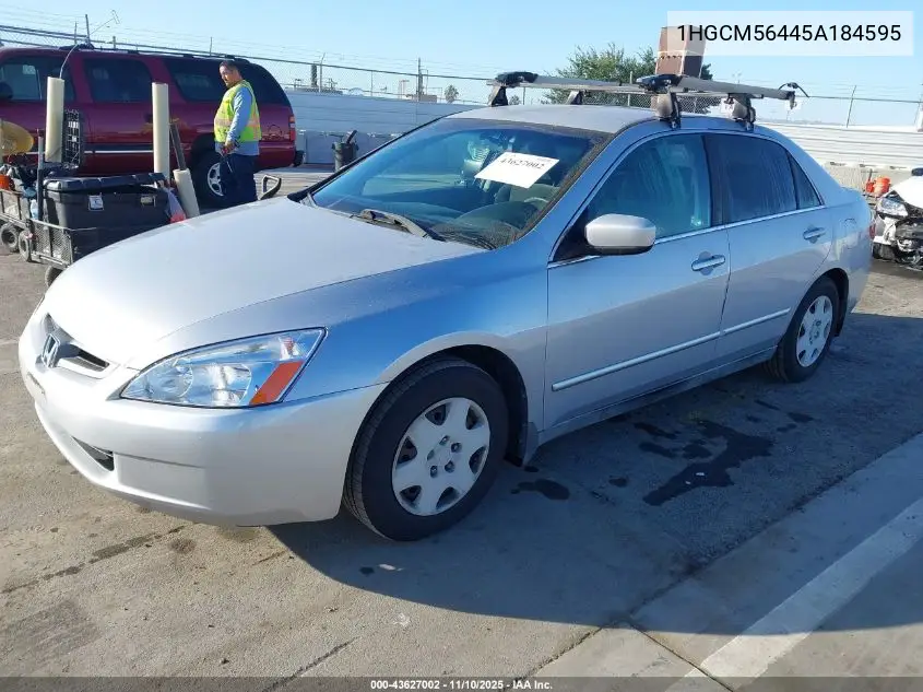 1HGCM56445A184595 2005 Honda Accord 2.4 Lx