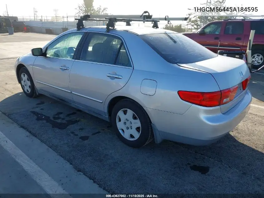1HGCM56445A184595 2005 Honda Accord 2.4 Lx