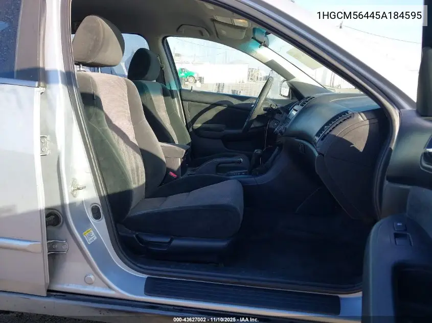 1HGCM56445A184595 2005 Honda Accord 2.4 Lx
