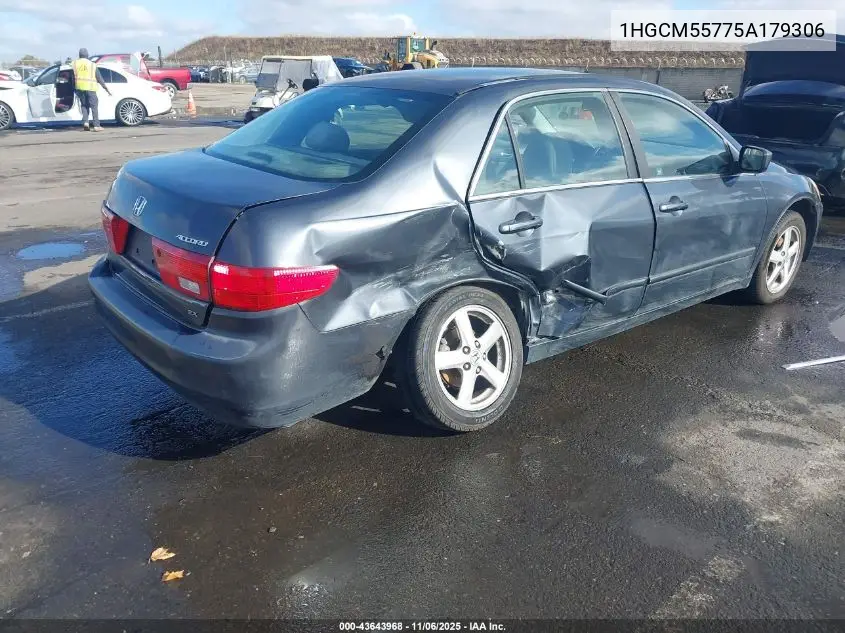 1HGCM55775A179306 2005 Honda Accord 2.4 Ex