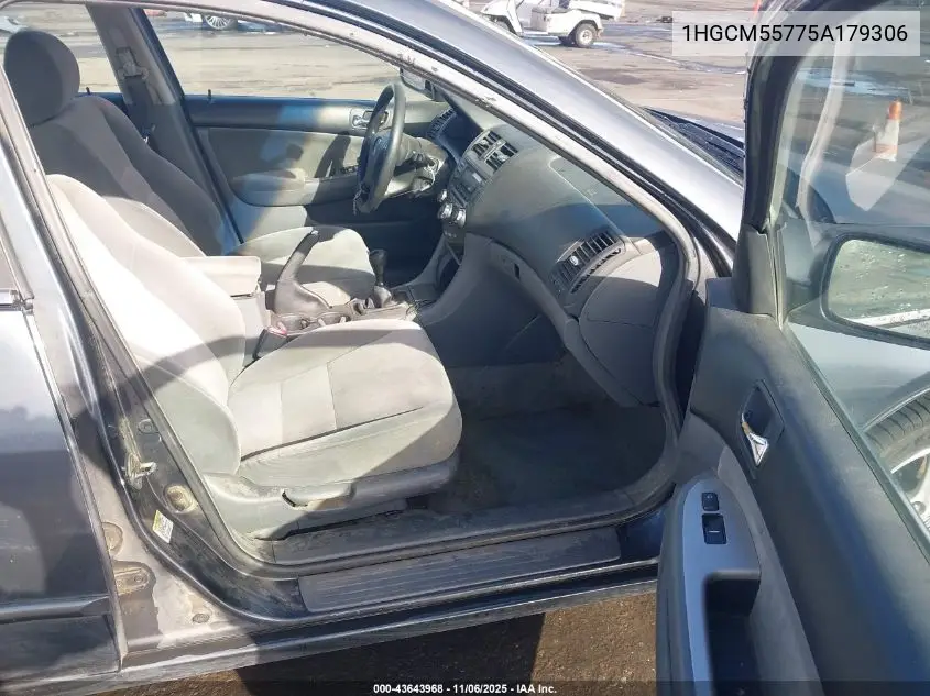 1HGCM55775A179306 2005 Honda Accord 2.4 Ex