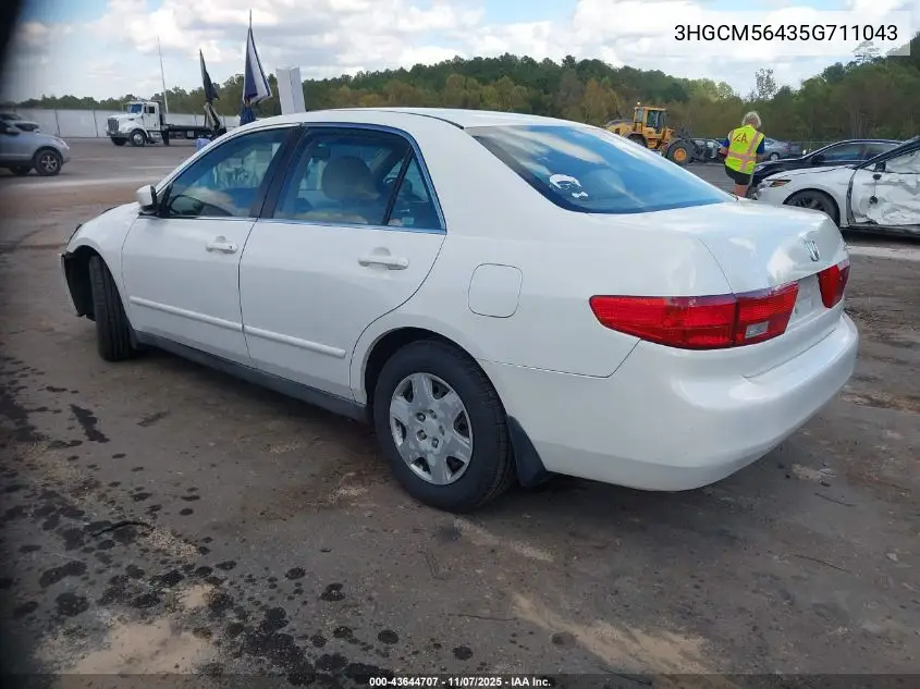 3HGCM56435G711043 2005 Honda Accord 2.4 Lx