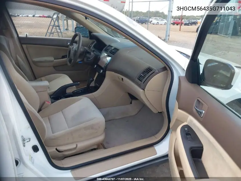 3HGCM56435G711043 2005 Honda Accord 2.4 Lx