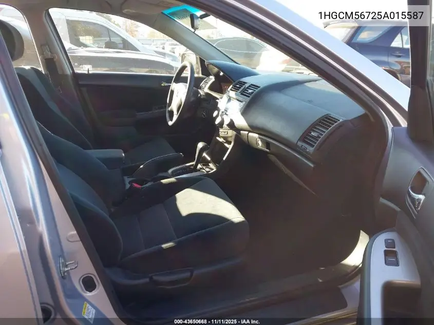 1HGCM56725A015587 2005 Honda Accord 2.4 Ex