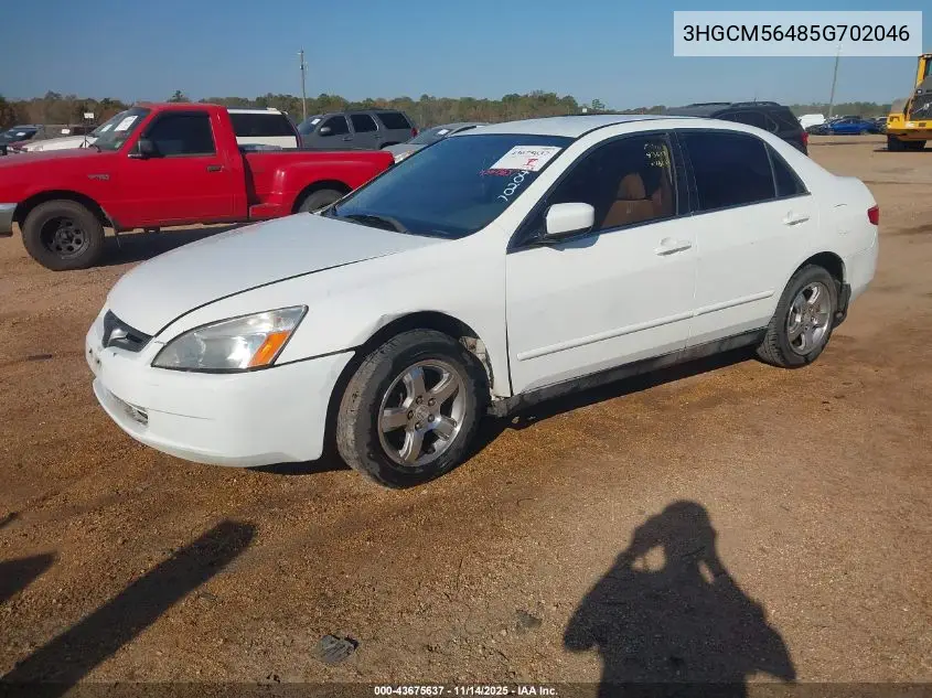 3HGCM56485G702046 2005 Honda Accord 2.4 Lx