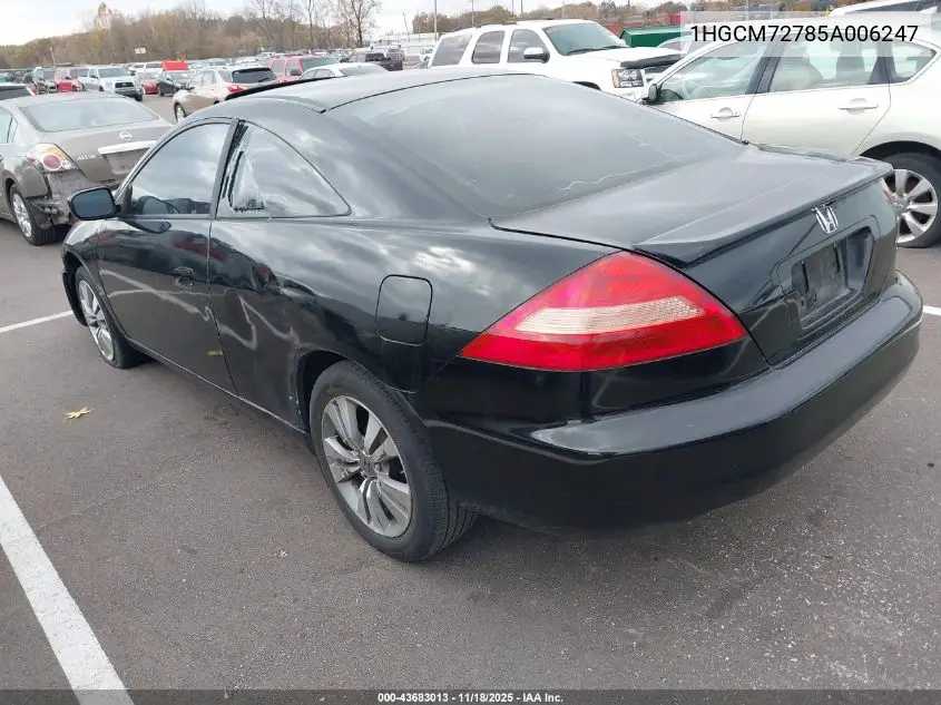 1HGCM72785A006247 2005 Honda Accord 2.4 Ex