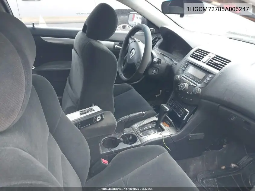 1HGCM72785A006247 2005 Honda Accord 2.4 Ex