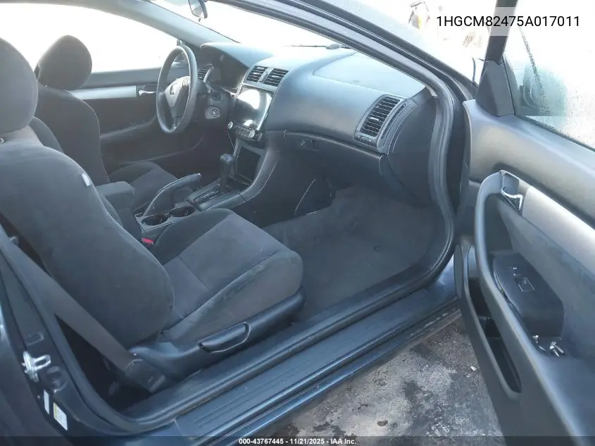 1HGCM82475A017011 2005 Honda Accord 3.0 Lx Special Edition