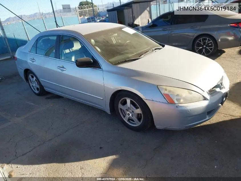 JHMCN364X5C019184 2005 Honda Accord Hybrid Ima