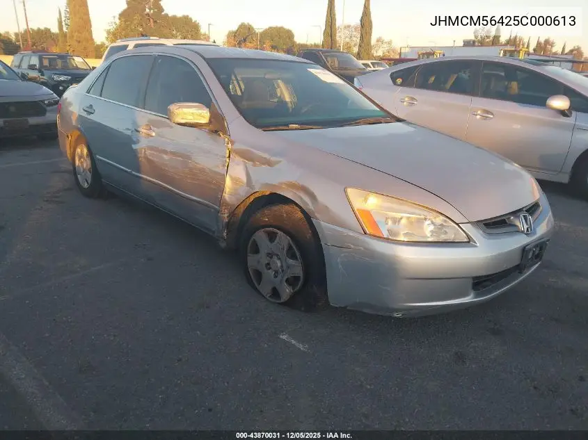JHMCM56425T000613 2005 Honda Accord 2.4 Lx