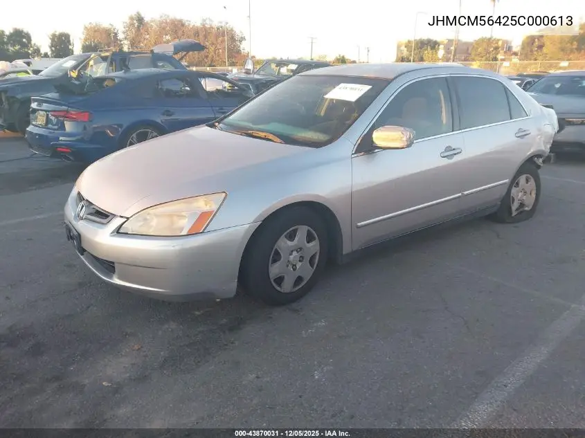 JHMCM56425T000613 2005 Honda Accord 2.4 Lx