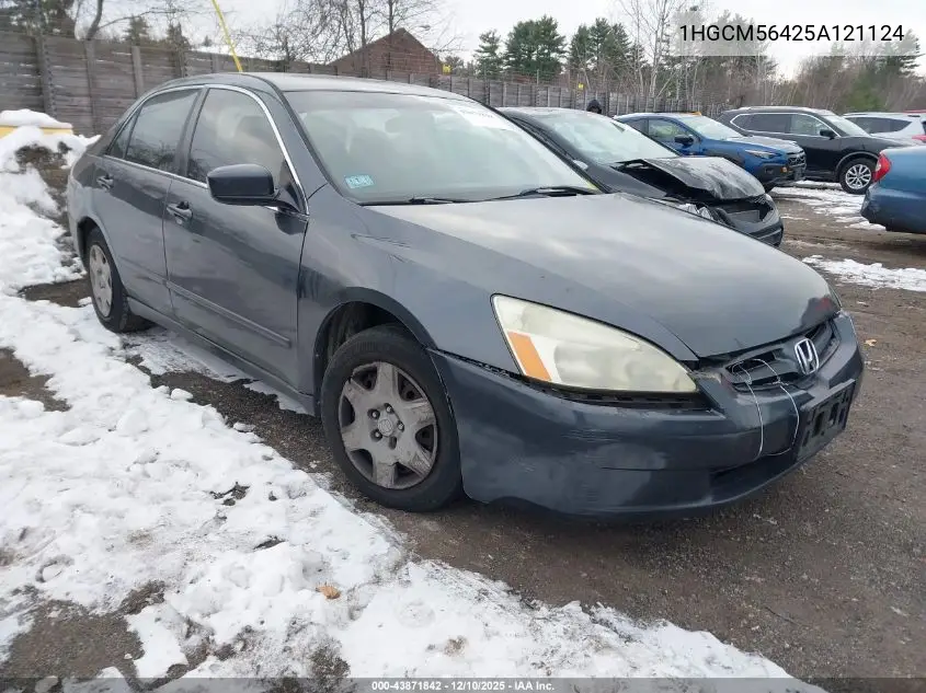 1HGCM56425A121124 2005 Honda Accord 2.4 Lx