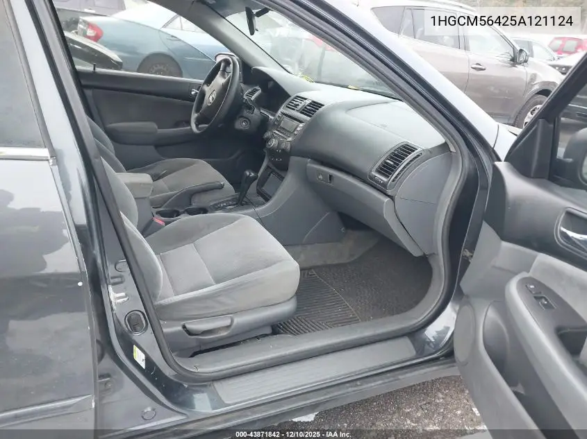 1HGCM56425A121124 2005 Honda Accord 2.4 Lx