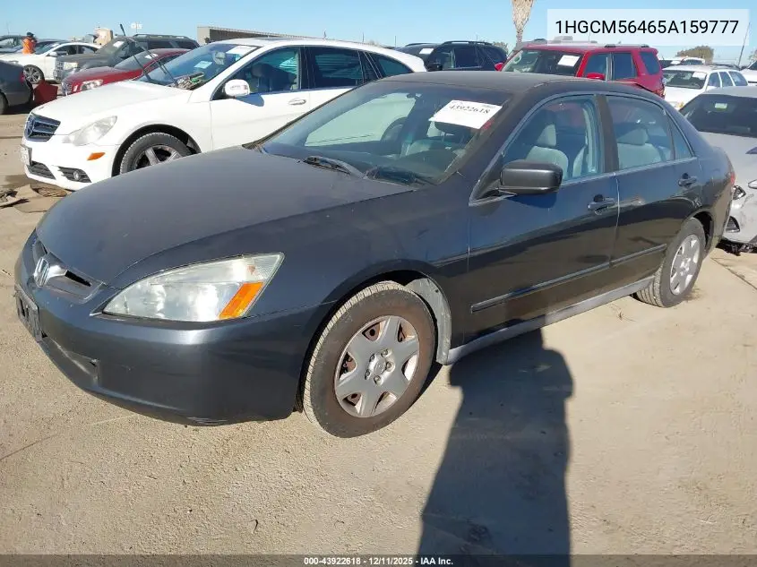 1HGCM56465A159777 2005 Honda Accord 2.4 Lx