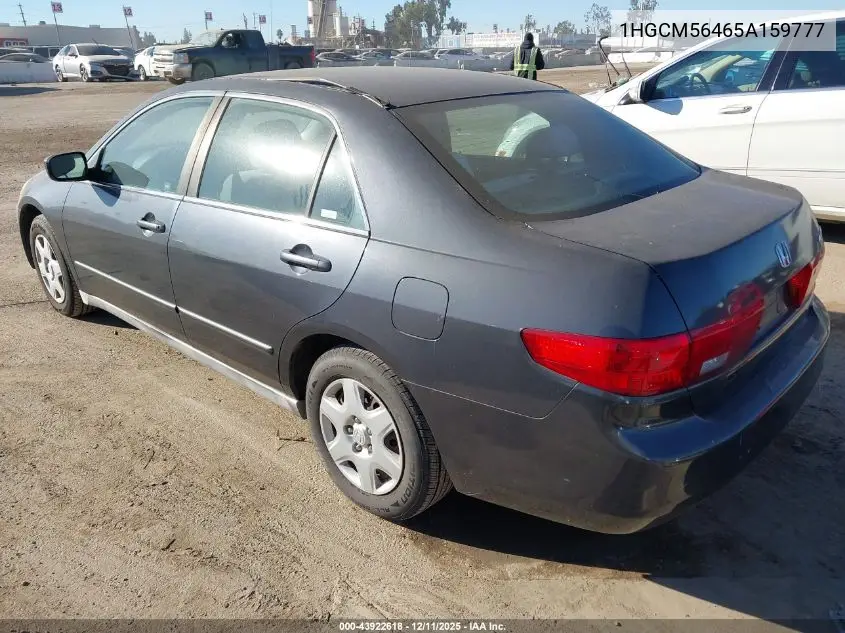 1HGCM56465A159777 2005 Honda Accord 2.4 Lx