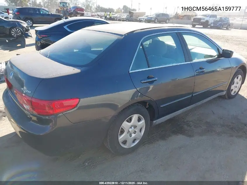 1HGCM56465A159777 2005 Honda Accord 2.4 Lx