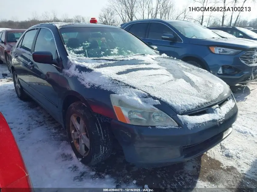 1HGCM56825A100213 2005 Honda Accord 2.4 Ex