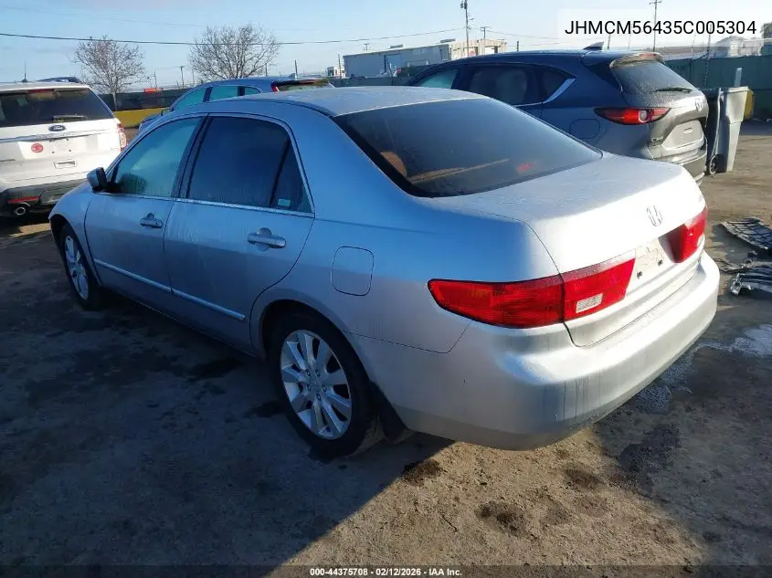 JHMCM56435C005304 2005 Honda Accord 2.4 Lx