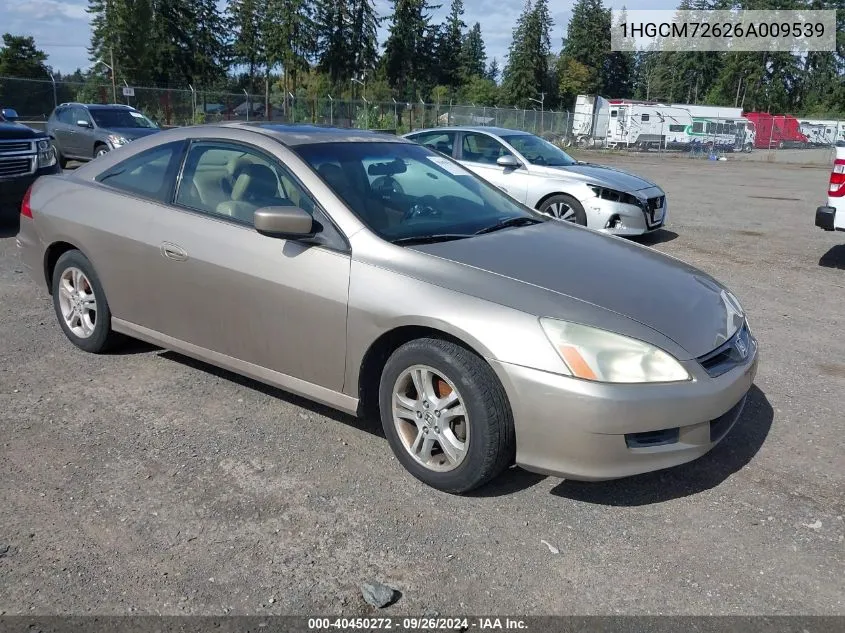 2006 Honda Accord 2.4 Ex VIN: 1HGCM72626A009539 Lot: 40450272