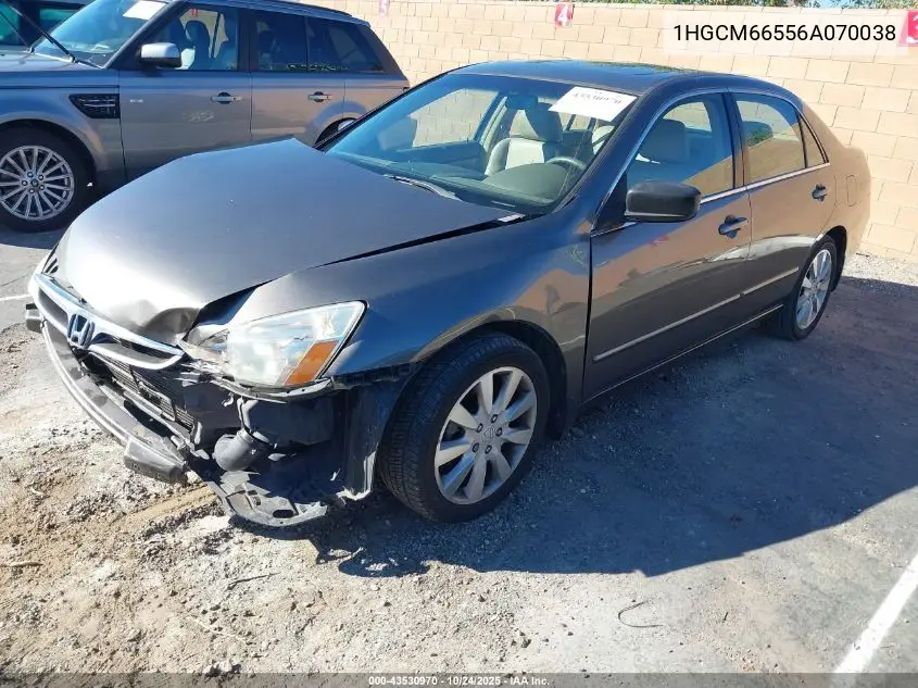 1HGCM66556A070038 2006 Honda Accord 3.0 Ex