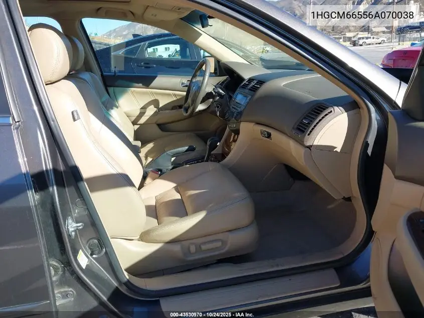 1HGCM66556A070038 2006 Honda Accord 3.0 Ex