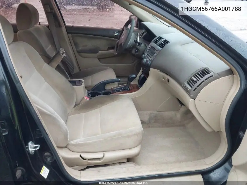 1HGCM56766A001788 2006 Honda Accord 2.4 Ex