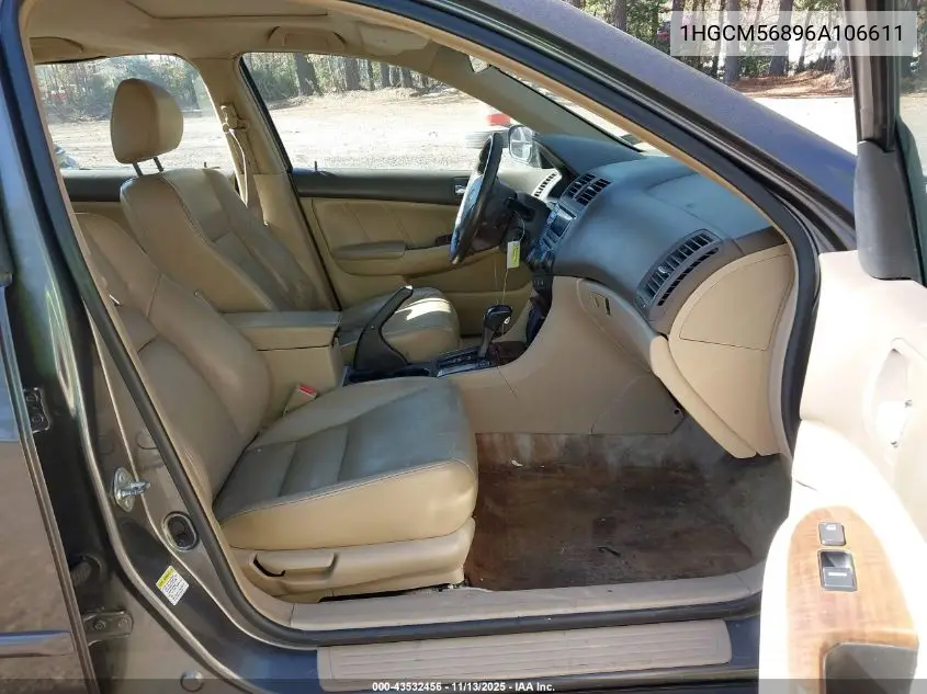 1HGCM56896A106611 2006 Honda Accord 2.4 Ex