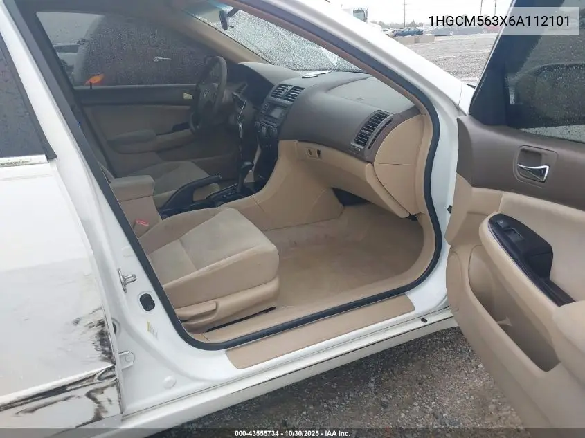 1HGCM563X6A112101 2006 Honda Accord 2.4 Se