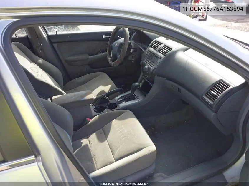 1HGCM56776A153594 2006 Honda Accord 2.4 Ex