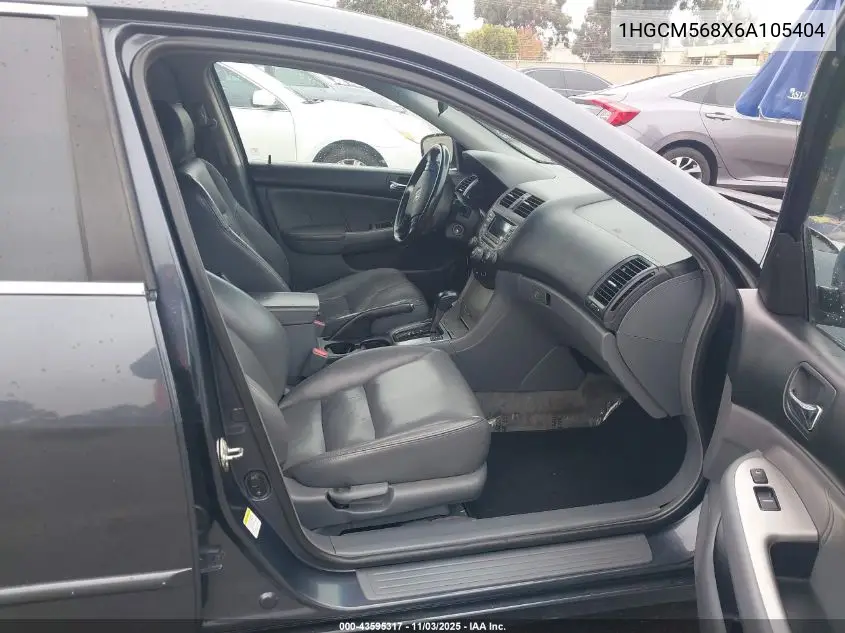 1HGCM568X6A105404 2006 Honda Accord 2.4 Ex